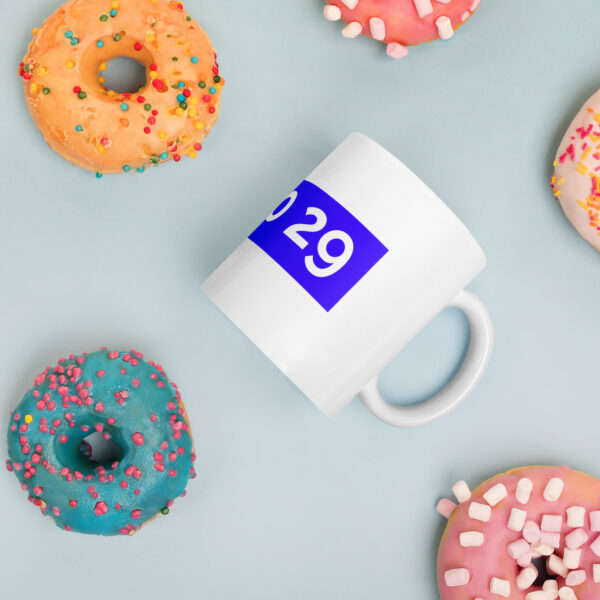 01 20 29 White glossy mug - Image 3